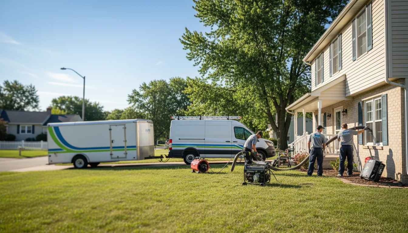 Flooded Basement Restoration And Cleanup With Repair in Seymour, WI near me